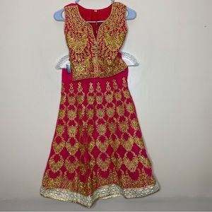 Traditional India Choli for a child, beautiful handmade garment.